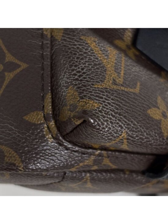 Louis Vuitton Palm Spring Backpack Mini Monogram Brown Black main image 7